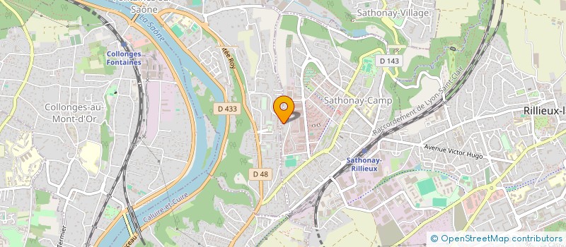 localisation de l'entreprise MONSIEUR CHRISTOPHE CROS  SATHONAY-CAMP