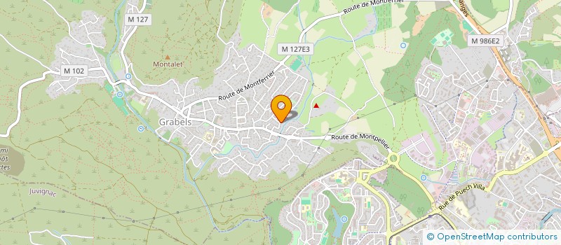 localisation de l'entreprise MONSIEUR CHRISTOPHE CROS  GRABELS