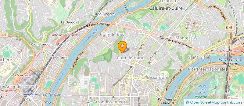 localisation de l'entreprise MONSIEUR CHRISTOPHE CROUZET  CALUIRE-ET-CUIRE