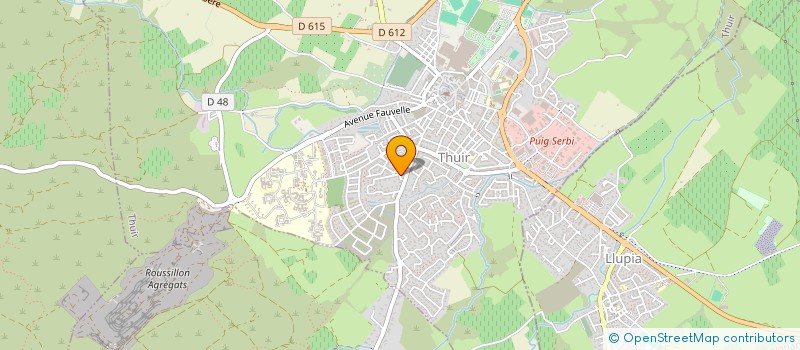 localisation de l'entreprise MONSIEUR CHRISTOPHE CRUAUD  THUIR