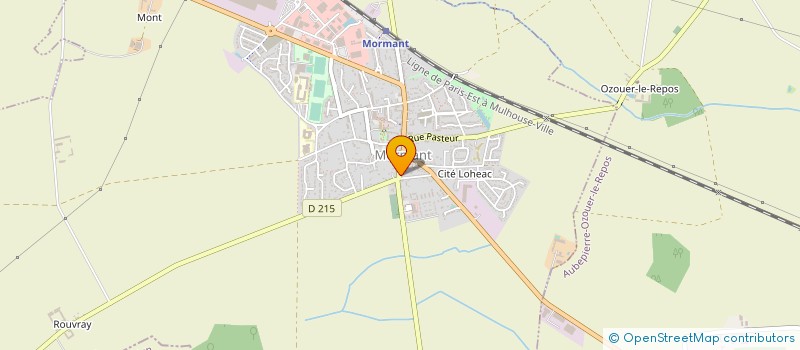 localisation de l'entreprise MONSIEUR CHRISTOPHE CRUEIZE  CHAUMES-EN-BRIE