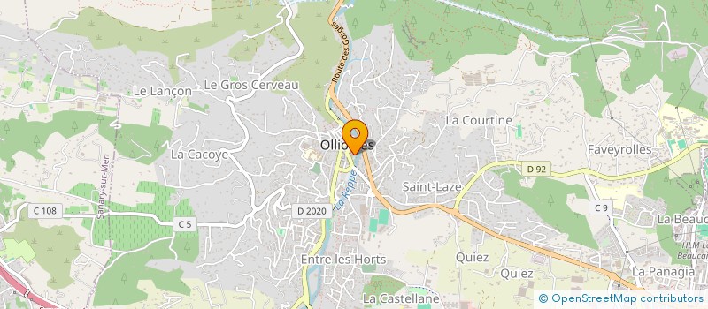 localisation de l'entreprise MONSIEUR CHRISTOPHE CRUVELLIER à OLLIOULES