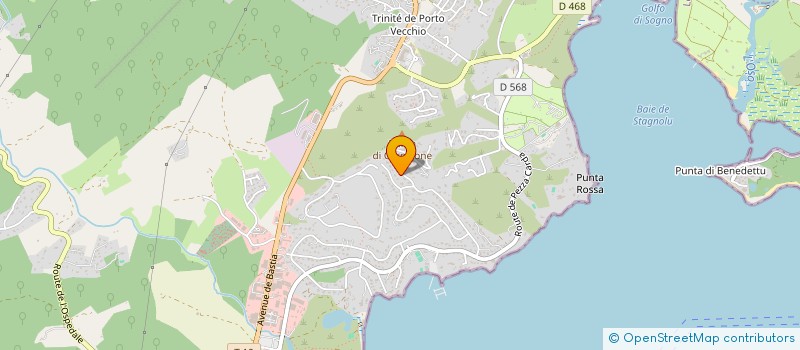 localisation de l'entreprise MONSIEUR CHRISTOPHE CUCCHI  PORTO-VECCHIO