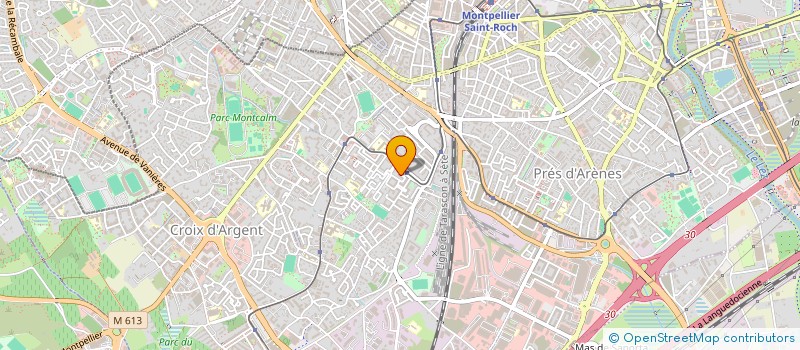 localisation de l'entreprise MONSIEUR CHRISTOPHE CUCCHIARA à MONTPELLIER