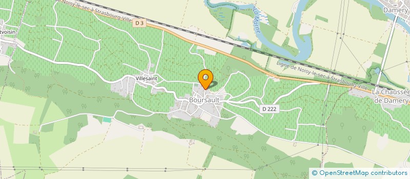 localisation de l'entreprise MONSIEUR CHRISTOPHE CUCHET  BOURSAULT