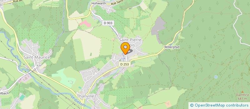 localisation de l'entreprise MONSIEUR CHRISTOPHE CUNIN  BASSEMBERG