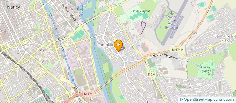 localisation de l'entreprise MONSIEUR CHRISTOPHE CUNY  TOMBLAINE