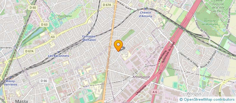 localisation de l'entreprise MONSIEUR CHRISTOPHE CUNY à ANTONY