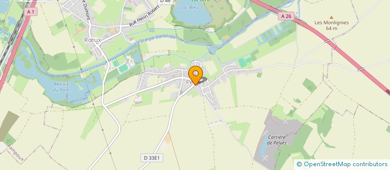 localisation de l'entreprise MONSIEUR CHRISTOPHE CUREAU  SAINT-LAURENT-BLANGY