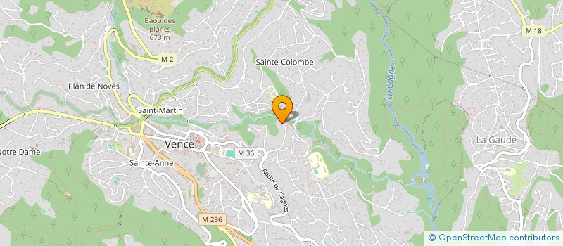 localisation de l'entreprise MONSIEUR CHRISTOPHE CURTI à VENCE