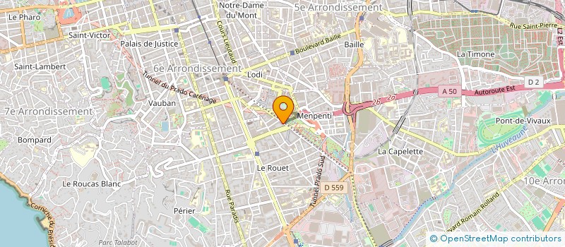 localisation de l'entreprise MONSIEUR CHRISTOPHE CUVELIER  MARSEILLE