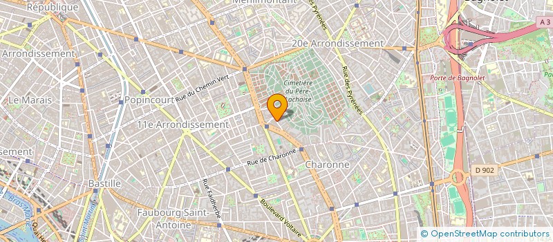 localisation de l'entreprise MONSIEUR CHRISTOPHE CUZIN  PARIS