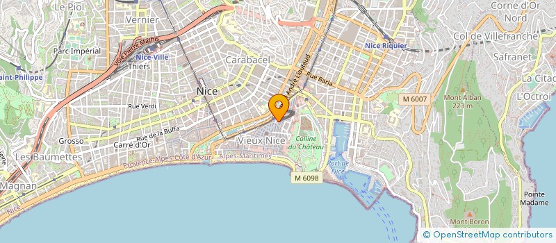 localisation de l'entreprise MONSIEUR CHRISTOPHE CYS à NICE