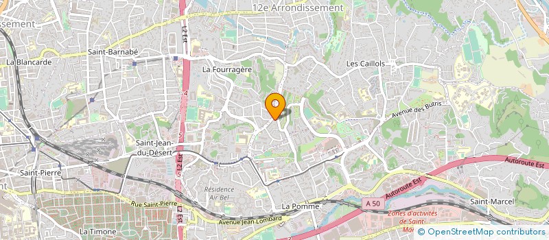 localisation de l'entreprise MONSIEUR CHRISTOPHE D'AILLAUD DE CASENEUVE à MARSEILLE
