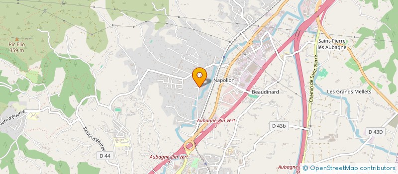 localisation de l'entreprise MONSIEUR CHRISTOPHE D'ANGIOLILLO à AUBAGNE