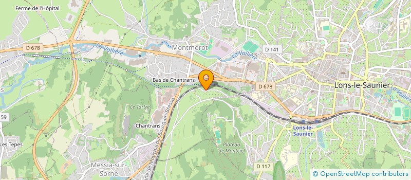 localisation de l'entreprise MONSIEUR CHRISTOPHE D'HOOGHE  MONTMOROT