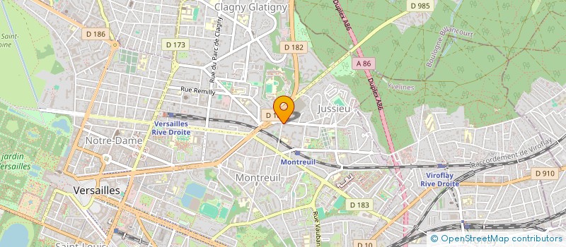 localisation de l'entreprise MONSIEUR CHRISTOPHE D ORNELLAS à VERSAILLES