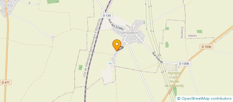 localisation de l'entreprise MONSIEUR CHRISTOPHE DA CLARA LOPES  CHAMPDEUIL