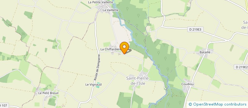 localisation de l'entreprise MONSIEUR CHRISTOPHE DA COSTA  ST PIERRE DE L'ISLE