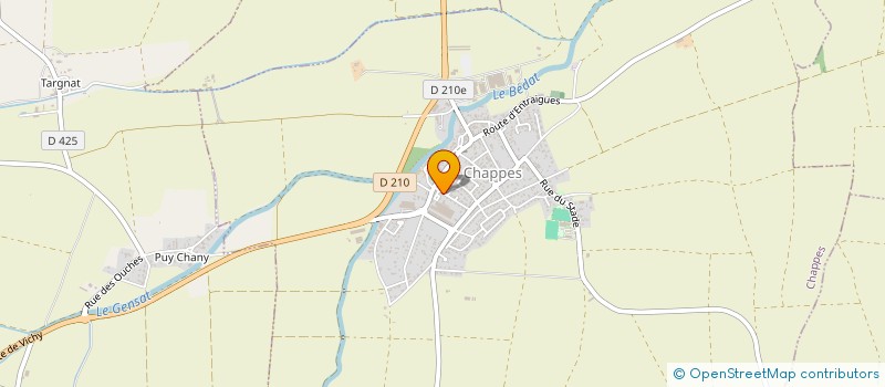 localisation de l'entreprise MONSIEUR CHRISTOPHE DA COSTA  CHAPPES