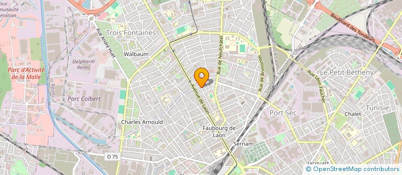 localisation de l'entreprise MONSIEUR CHRISTOPHE DA COSTA  REIMS