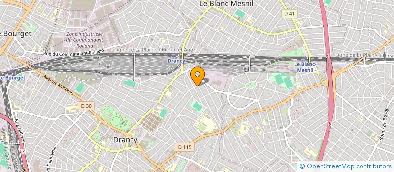 localisation de l'entreprise MONSIEUR CHRISTOPHE DA SILVA à DRANCY