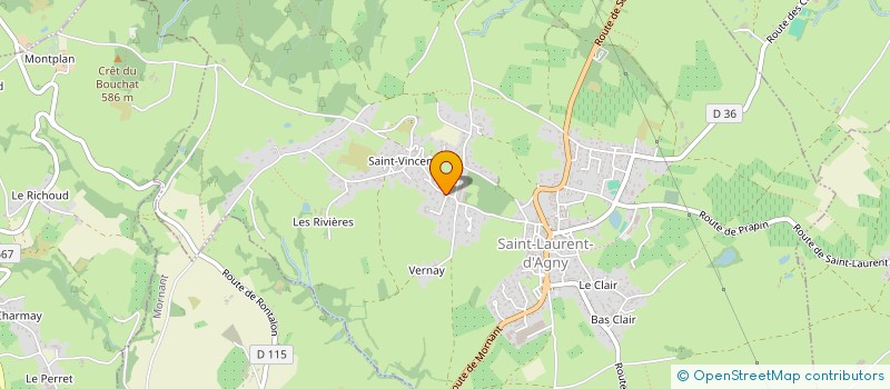 localisation de l'entreprise MONSIEUR CHRISTOPHE DA SILVA  SAINT-LAURENT-D'AGNY