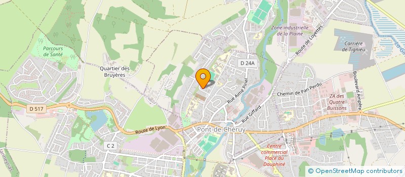 localisation de l'entreprise MONSIEUR CHRISTOPHE DA SILVA  PONT-DE-CHERUY