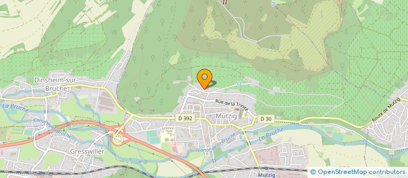 localisation de l'entreprise MONSIEUR CHRISTOPHE DA SILVA  GRESSWILLER