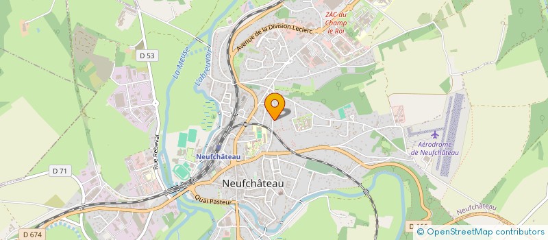 localisation de l'entreprise MONSIEUR CHRISTOPHE DA SILVA  NEUFCHATEAU