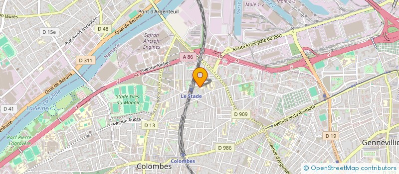 localisation de l'entreprise MONSIEUR CHRISTOPHE DAADOUCH  COLOMBES
