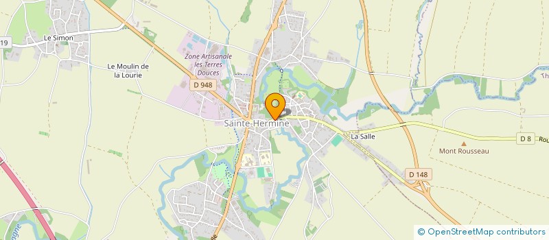 localisation de l'entreprise MONSIEUR CHRISTOPHE DABIN  SAINTE-HERMINE