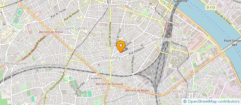 localisation de l'entreprise MONSIEUR CHRISTOPHE DABITCH  BORDEAUX