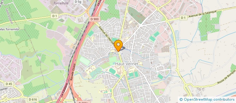 localisation de l'entreprise MONSIEUR CHRISTOPHE DACLIN  PERPIGNAN