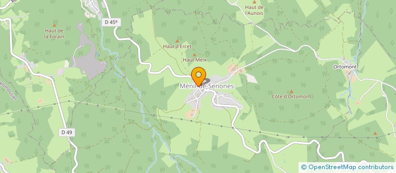 localisation de l'entreprise MONSIEUR CHRISTOPHE DALANCON  MENIL-DE-SENONES