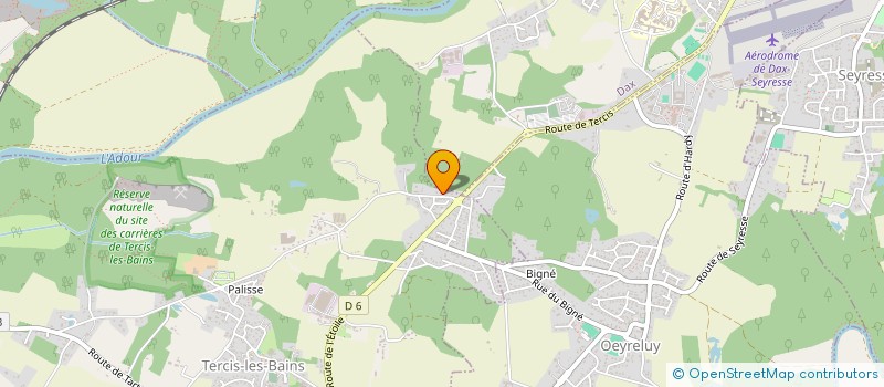 localisation de l'entreprise MONSIEUR CHRISTOPHE DALL AGNOL  SOORTS-HOSSEGOR