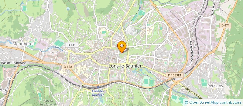 localisation de l'entreprise MONSIEUR CHRISTOPHE DALOZ à LONS-LE-SAUNIER