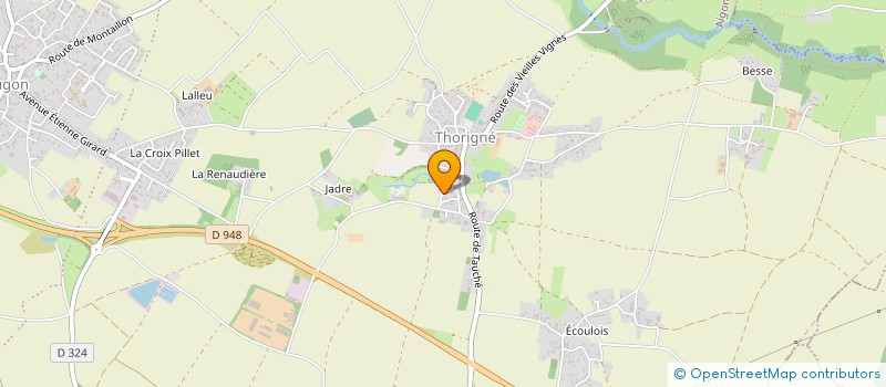 localisation de l'entreprise MONSIEUR CHRISTOPHE DALY  AIGONDIGNE