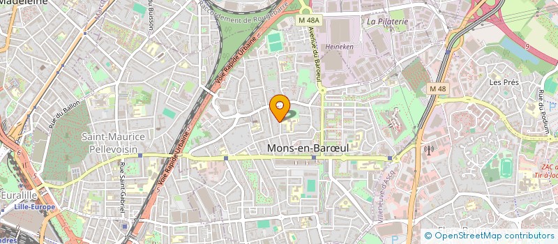 localisation de l'entreprise MONSIEUR CHRISTOPHE DAMBRAIN  MONS-EN-BARUL