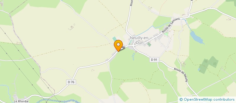 localisation de l'entreprise MONSIEUR CHRISTOPHE DAMERGI  NEUILLY-EN-DUN