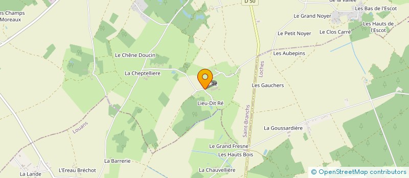 localisation de l'entreprise MONSIEUR CHRISTOPHE DAMIENS  SAINT-BRANCHS