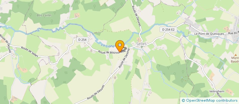 localisation de l'entreprise MONSIEUR CHRISTOPHE DAMIENS  SELLES