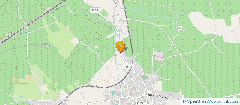 localisation de l'entreprise MONSIEUR CHRISTOPHE DAMOUR  GENERAC