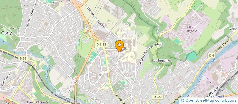 localisation de l'entreprise MONSIEUR CHRISTOPHE DANDRE  PONTOISE