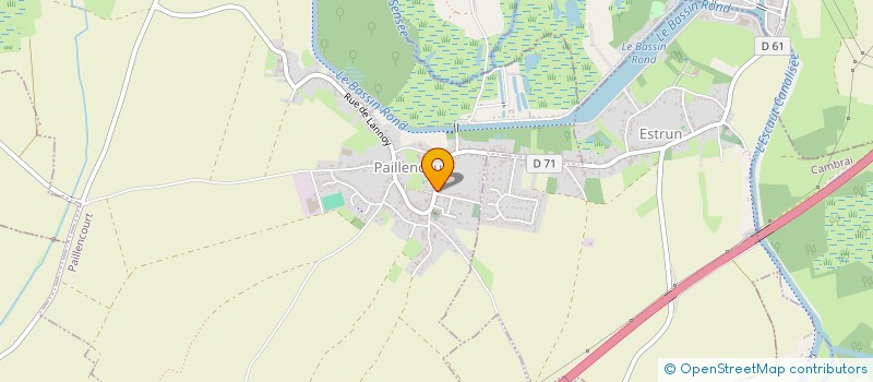 localisation de l'entreprise MONSIEUR CHRISTOPHE DANEL  PAILLENCOURT