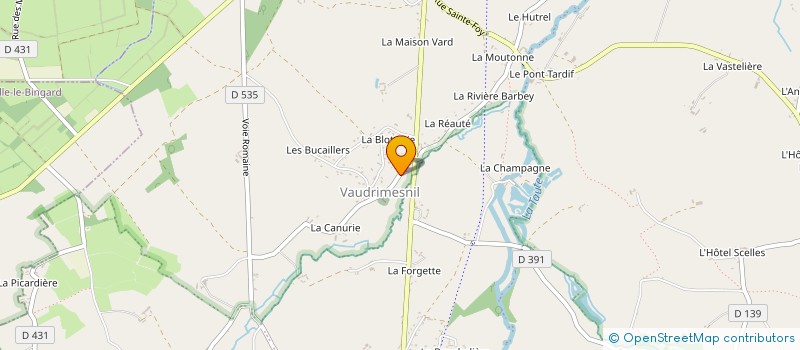localisation de l'entreprise MONSIEUR CHRISTOPHE DANGUY à SAINT-SAUVEUR-VILLAGES