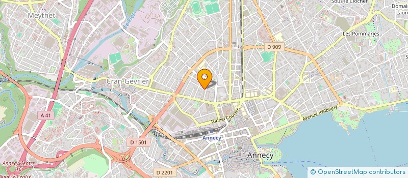 localisation de l'entreprise MONSIEUR CHRISTOPHE DANGUY à ANNECY