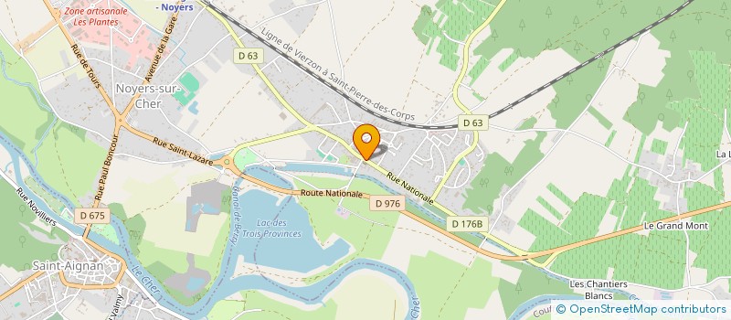 localisation de l'entreprise MONSIEUR CHRISTOPHE DANJOU à NOYERS-SUR-CHER