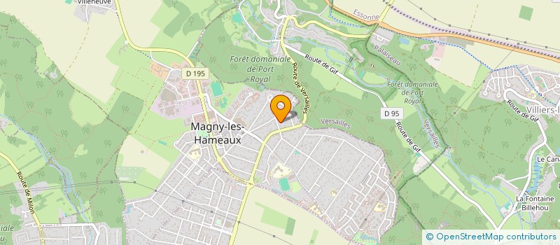 localisation de l'entreprise MONSIEUR CHRISTOPHE DANLEUX  MAGNY-LES-HAMEAUX