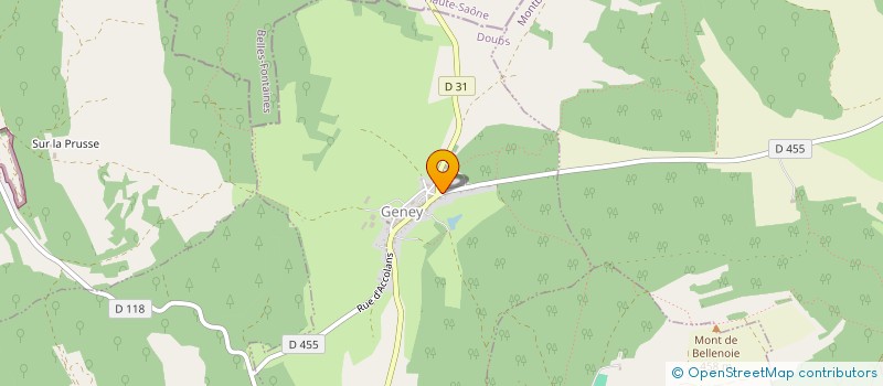 localisation de l'entreprise MONSIEUR CHRISTOPHE DANNER  GENEY